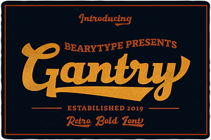 Gantry - Retro Font