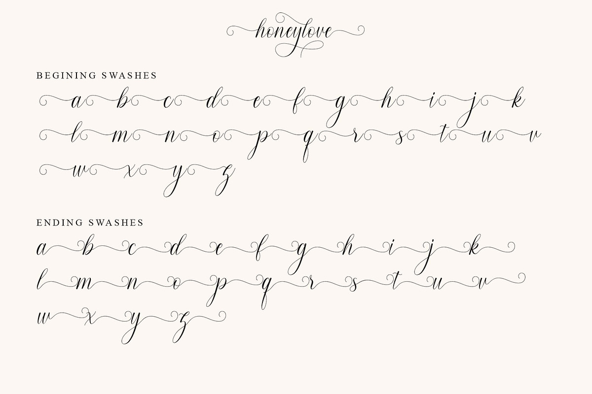 Honeylove - Modern Calligraphy, a Script Font by MJB Letters (Photo 7 of 8)