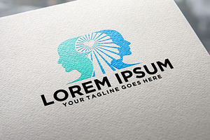 Brain Psychiatrist psychologist logo, a Branding & Logo Template by REDVY CREATIVE
