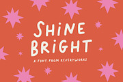 Shine Bright Font, a Font by ReveryWorks (Thumbnail 1 of 15)