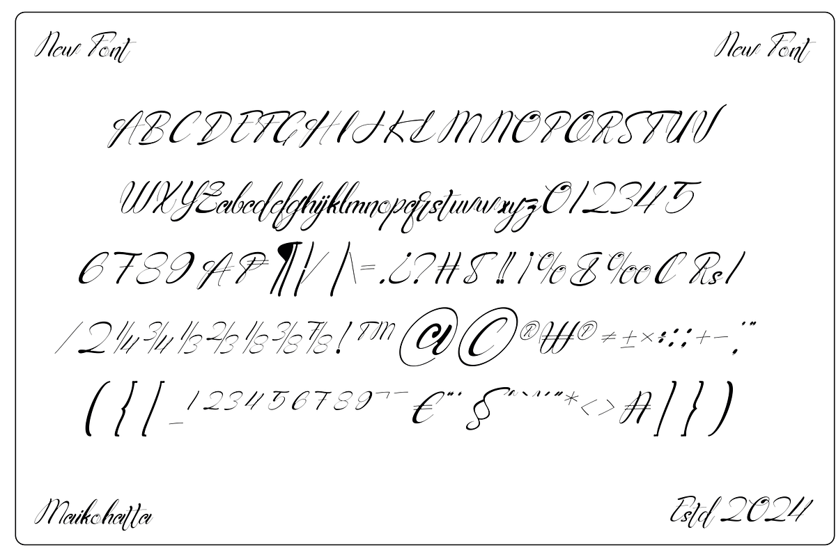 AnichaScript - Modern Elegant Script, a Script Font by MaikoHatta (Photo 6 of 8)