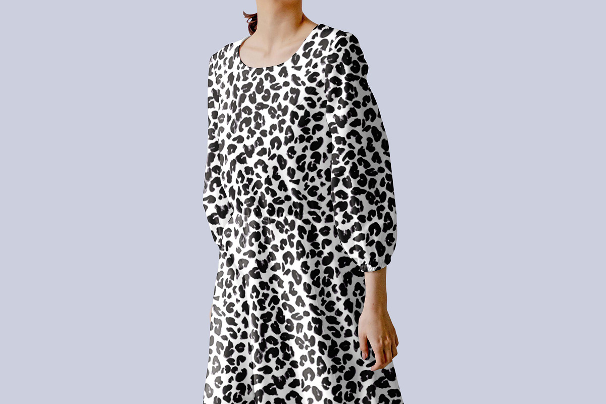 Black and White Cheetah Animal Skin, a Pattern Graphic by AAN Seamless Shop (Photo 3 of 4)