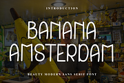 Banana Amsterdam, a Sans Serif Font by FreshTypeINK (Thumbnail 1 of 8)