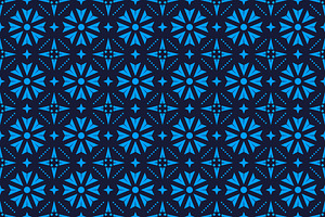 Blue Abstract Seamless Pattern, a Pattern Graphic by Mightyfire