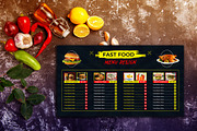 Digital Fast Food Menu Template, a Stationery Template by MRI STUDIO (Thumbnail 4 of 4)