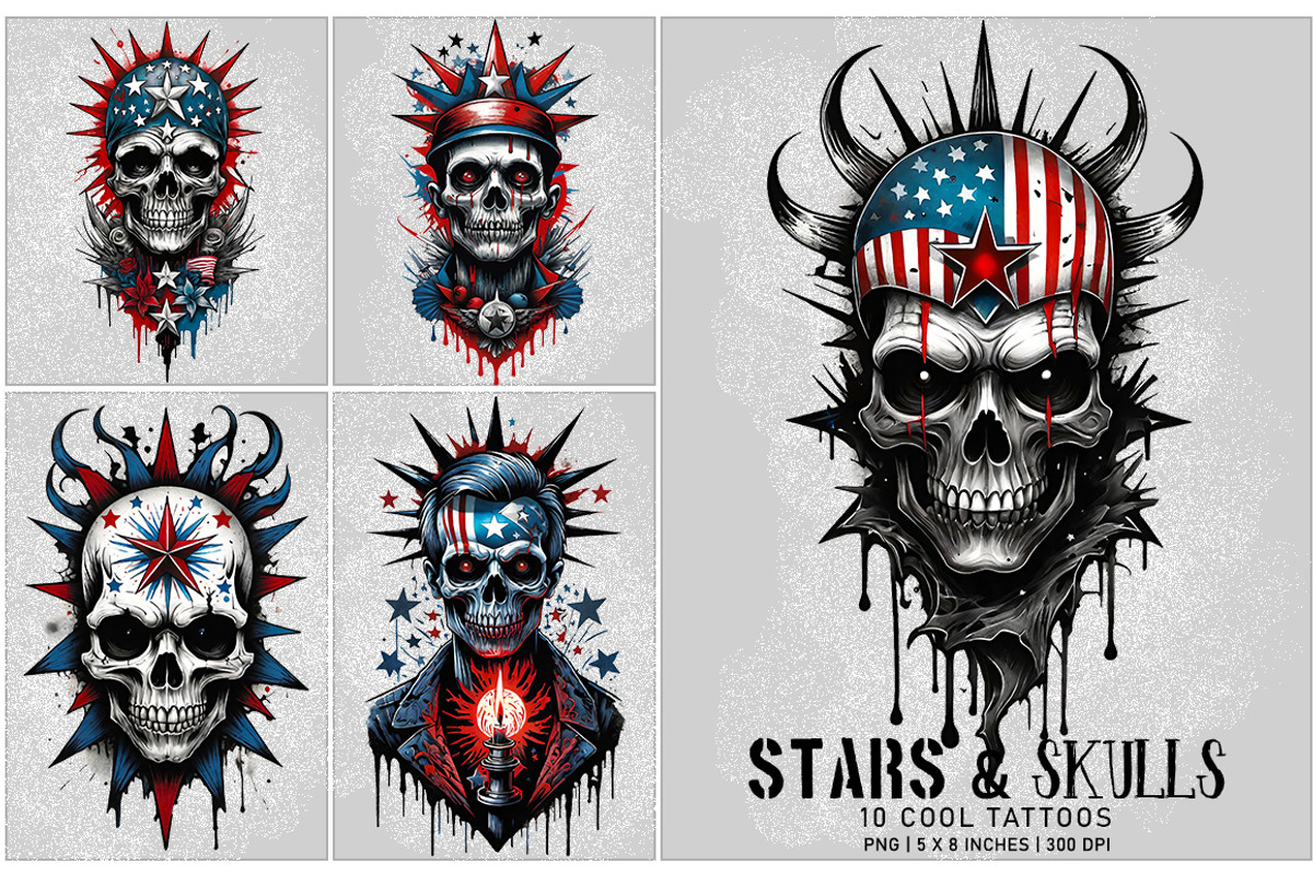 Stars and Skulls, an Object Graphic by Digital Art Creations (Photo 1 of 6)