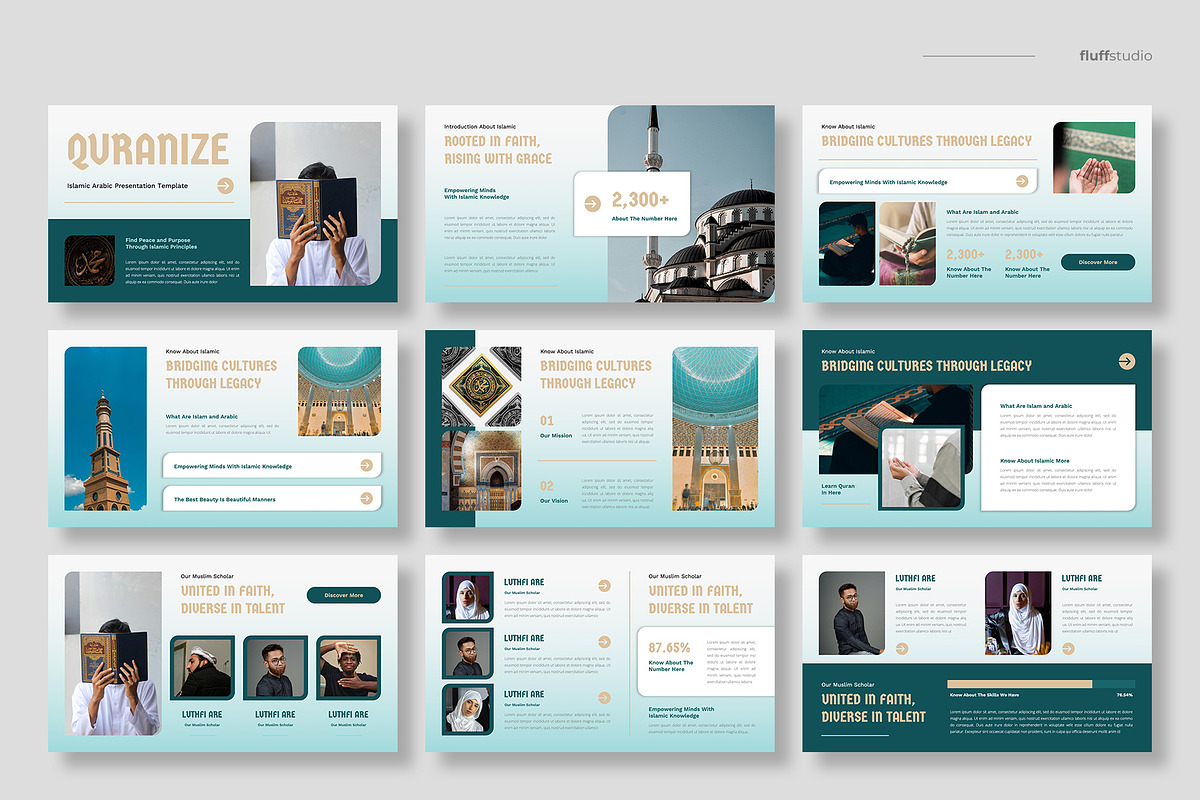 Islamic & Arabic Powerpoint Template, a Presentation Template by fluffstudio (Photo 2 of 4)