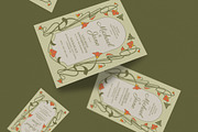 Victorian Flower Wedding Invitation, an Invitation Template by Guuver (Thumbnail 2 of 3)