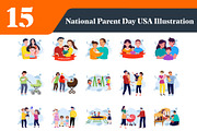 National Parents Day USA, a Person Illustration by EllaMaiyaali (Thumbnail 2 of 3)