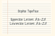 Yearbook - A Handmade Typeface, a Handwritten Font by PlayFont Studio (Thumbnail 4 of 5)
