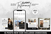 Client Testimonial Instagram Posts, a Social Media Template by CreativeVinesStore (Thumbnail 6 of 6)