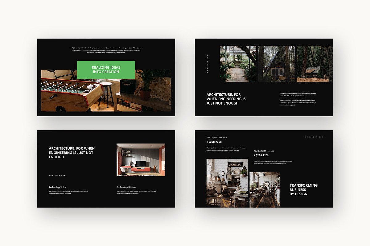 Gorn : Interior Decor Google Slides, a Presentation Template by Punkl Camp (Photo 11 of 16)