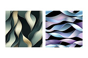 Abstract Wavy Lines Digital Paper, a Texture Graphic by Dream Creation (Thumbnail 7 of 7)