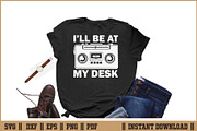 I’ll Be At My Desk Sound Guy SVG, a Work Illustration by Handy Arts Studio (Thumbnail 2 of 3)