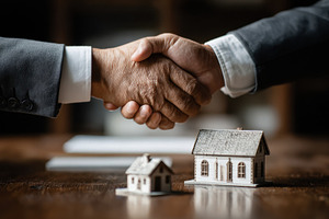 Hands shake during real estate deal, a Photo by Beautiful things