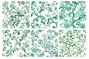 Toile Elegance Chinoiserie Florals, a Pattern Graphic by SinaCreation (Thumbnail 3 of 5)