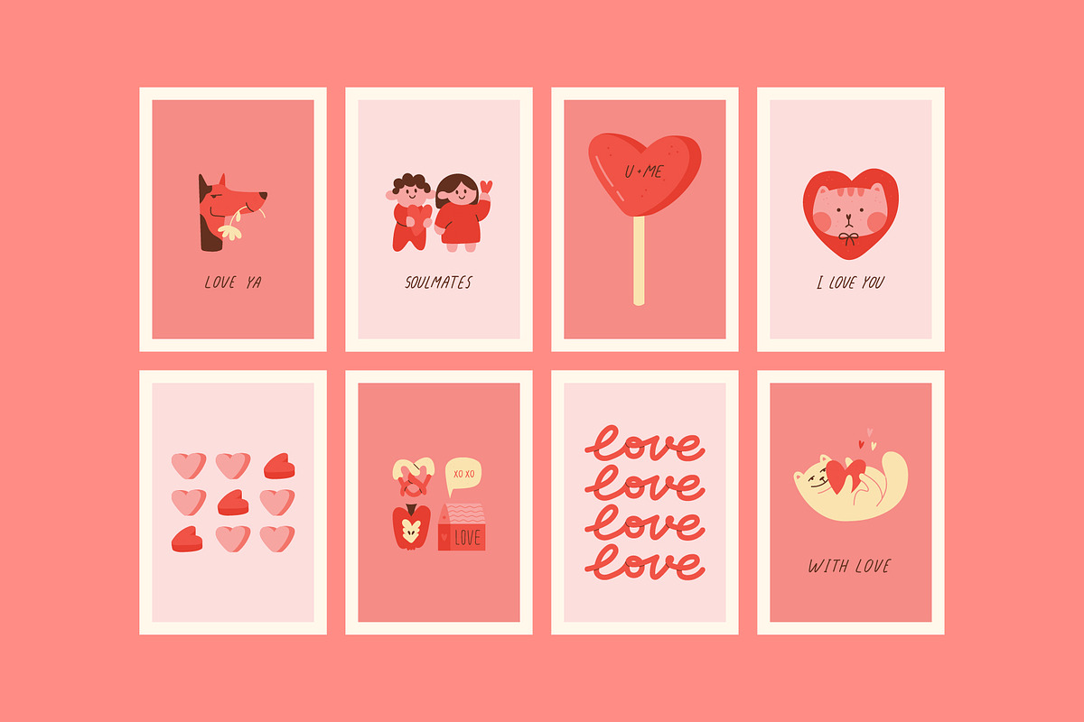 LOVE | Graphic collection, an Illustration by katieromanoff_art (Photo 3 of 13)