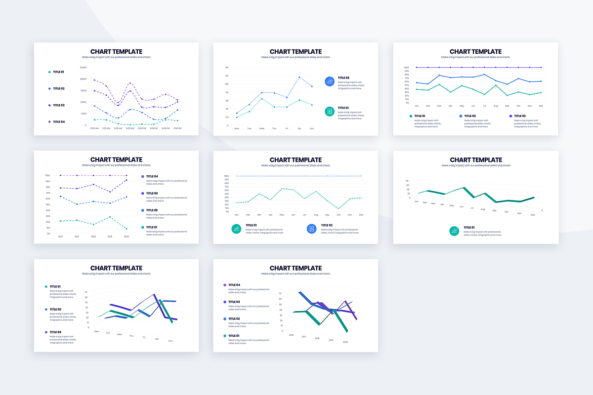 PowerPoint Charts and Graphs Bundle, a Presentation Template by Slidesmash