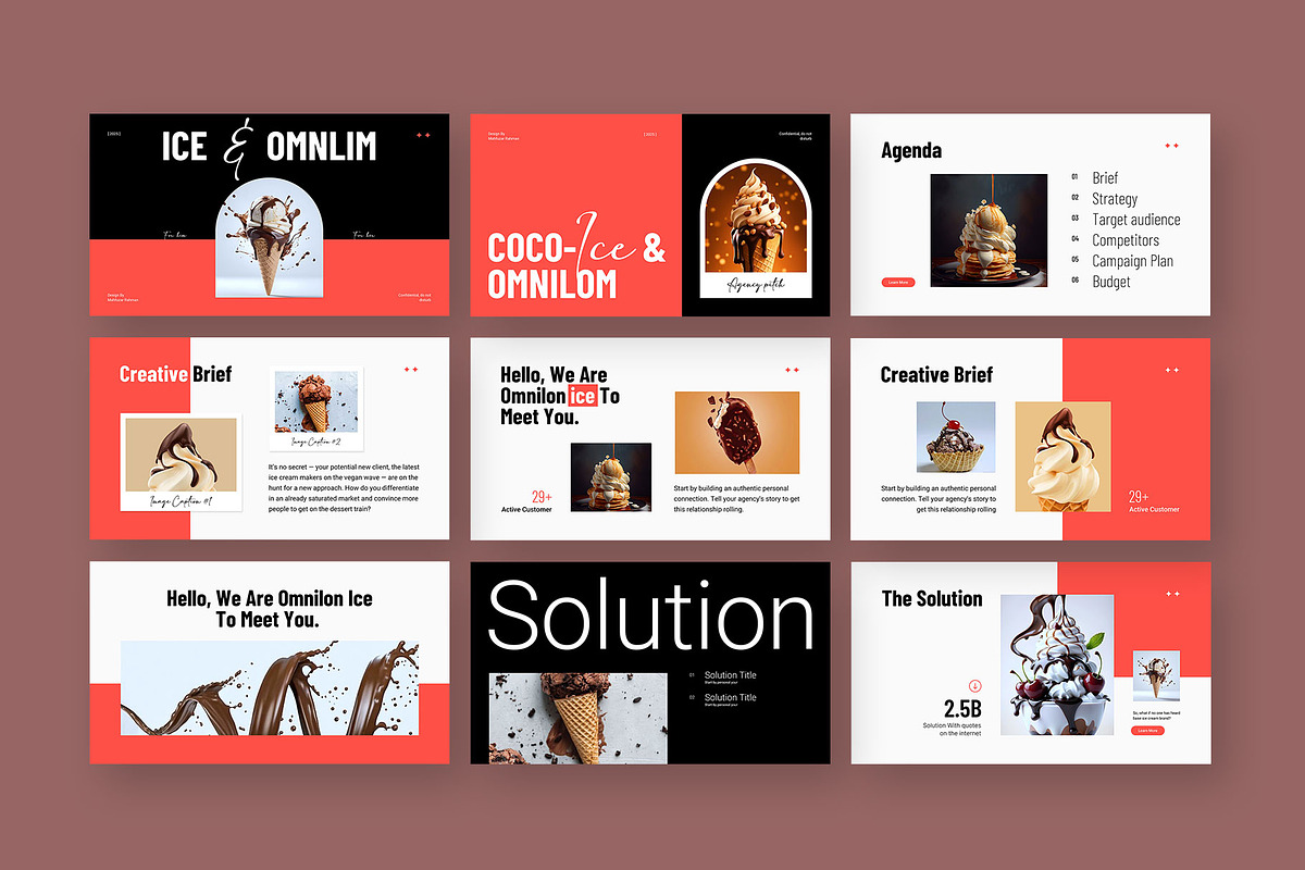 Ad Agency Pitch Presentation, a Presentation Template by KreateTribe (Photo 4 of 6)