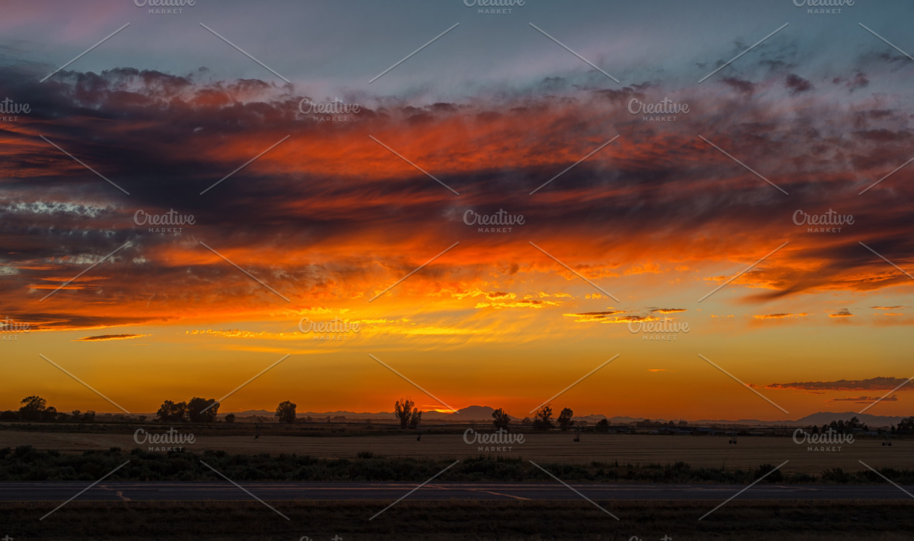 Smokey Sunset, a Nature Photo by The Native Lens