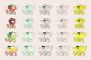 Twins - Characters Collection, an Object Illustration by Alina Sh (Thumbnail 8 of 13)