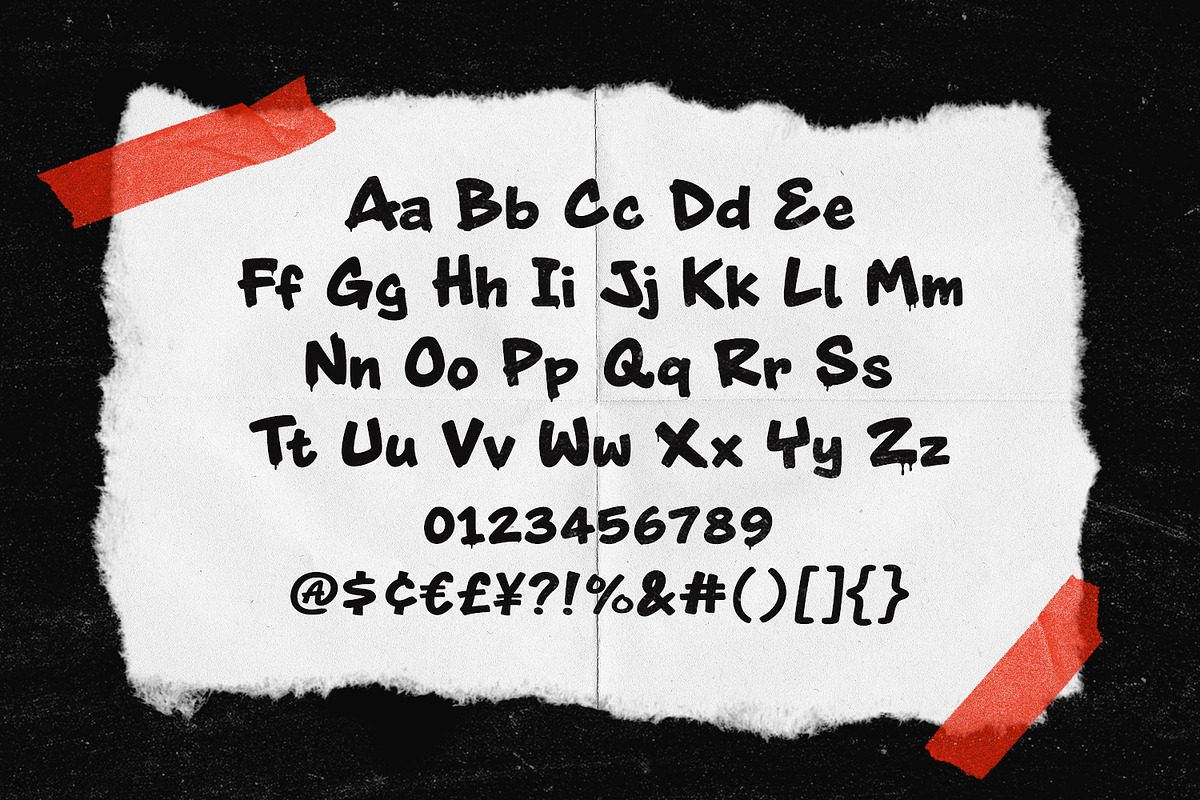 Fisreps Jansoic – Streetwear Font, a Handwritten Font by Black Junst (Photo 6 of 7)