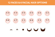 Vector Avatar Creator (Illustrator), an Illustration by Medialoot (Thumbnail 3 of 6)
