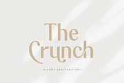 The Crunch - Elegant Sans Serif Font, a Sans Serif Font by Pen Culture (Thumbnail 1 of 10)