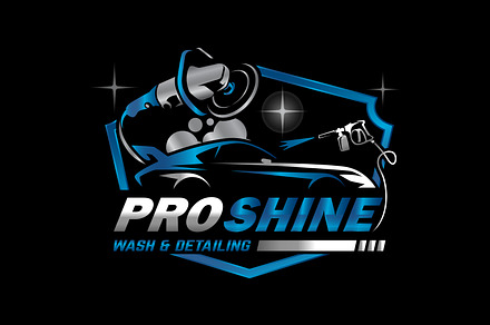 Car Wash and Detailing Logo Template