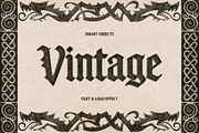 Vintage Text Effect, a Layer Style Add-On by Design Squad (Thumbnail 1 of 3)