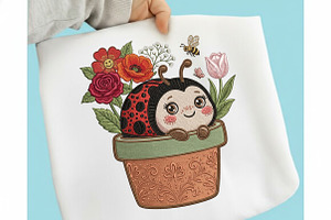 Cute Ladybug Sublimation Design, an Illustration by designcity5