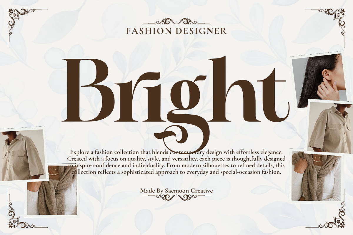 Shalli, a Serif Font by saemoon creative (Photo 8 of 10)