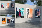 Urban Fashion Poster Wall Mockup, an Advertising Mockup by Unerispace (Thumbnail 1 of 5)