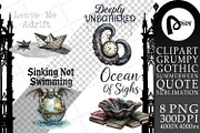 Summerween Goth Sublimation, a Seasonal Illustration by Artnoy (Thumbnail 11 of 18)