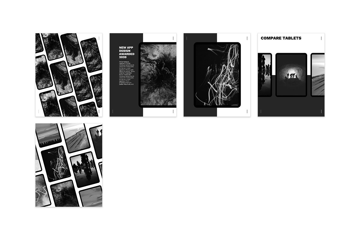 Striking B&W Instagram Post Template, a Social Media Template by PresentationDesignStudio (Photo 12 of 12)