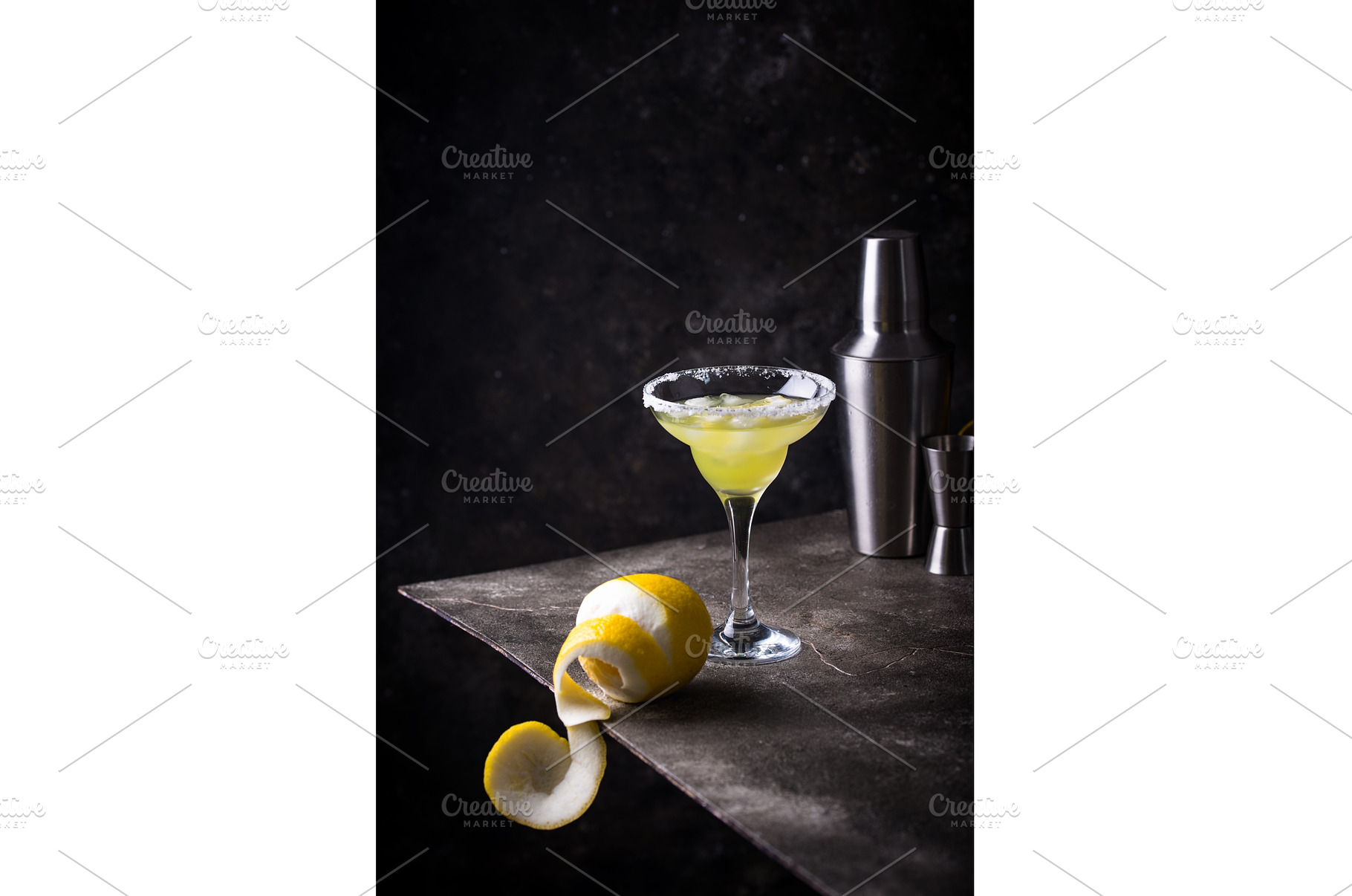Lemon citrus Margarita or Martini, a Food & Drink Photo by Yulia Furman
