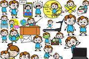 Little Boy ~ Cartoon Character Set, an Education Illustration by The Toon Company (Thumbnail 4 of 7)