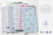 Pastel Serenade - Seamless Patterns, a Pattern Graphic by InaCorart (Thumbnail 1 of 6)