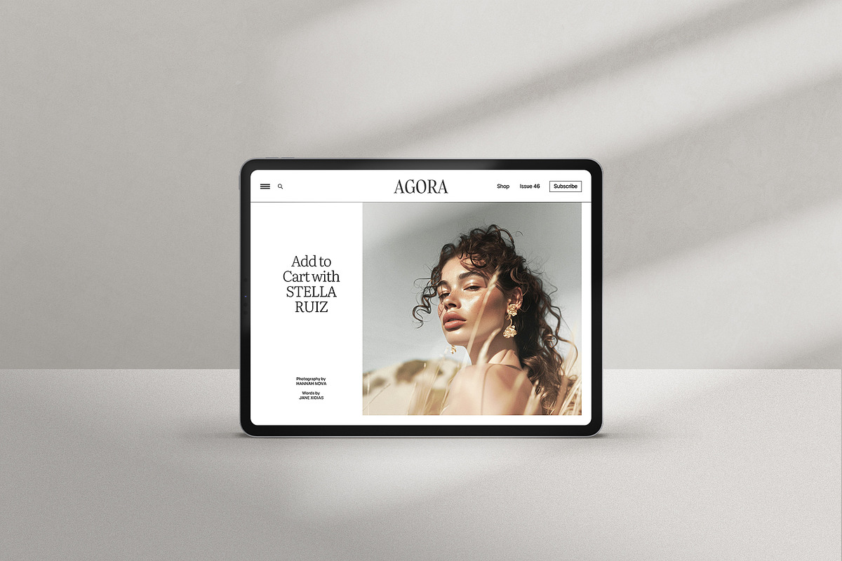 AGORA / Devices Mockups, an iPad Mockup by Studio Dara (Photo 9 of 16)