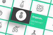 Organic | 25 Thin Line Icons, an Outline Icon by Alex Blogoodf (Thumbnail 1 of 15)