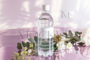 Water Bottle Label Mockup, 8x2 Label, a Product Mockup by TatiMockup (Thumbnail 1 of 6)