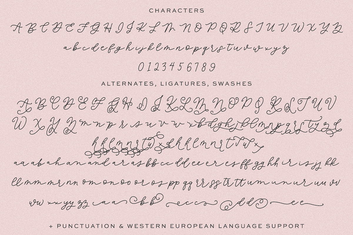 Flowerwood Script Font, a Script Font by Beck McCormick (Photo 10 of 10)