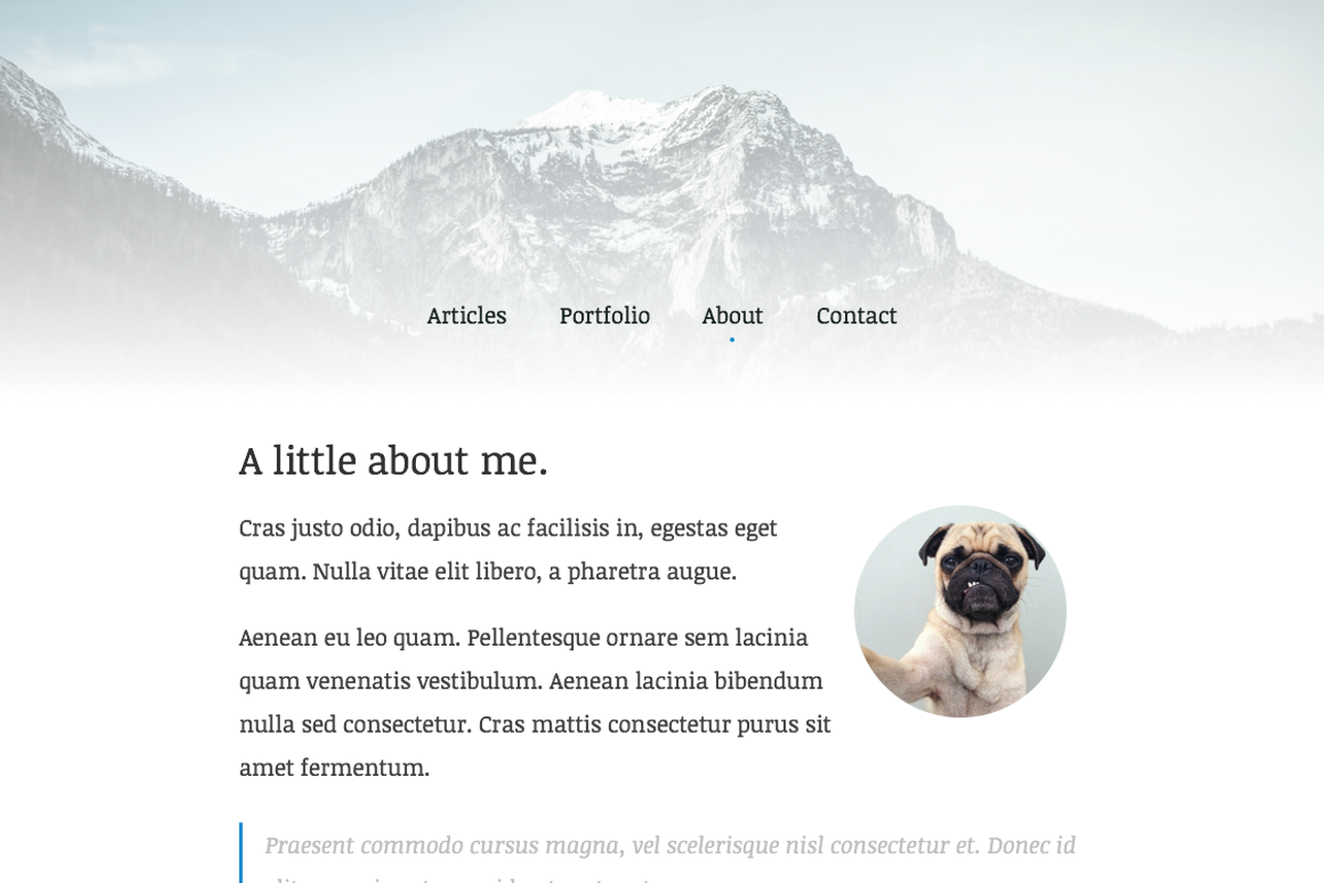 Flow, for Kirby 2 CMS, a Templates & Theme by Starckio (Photo 4 of 5)