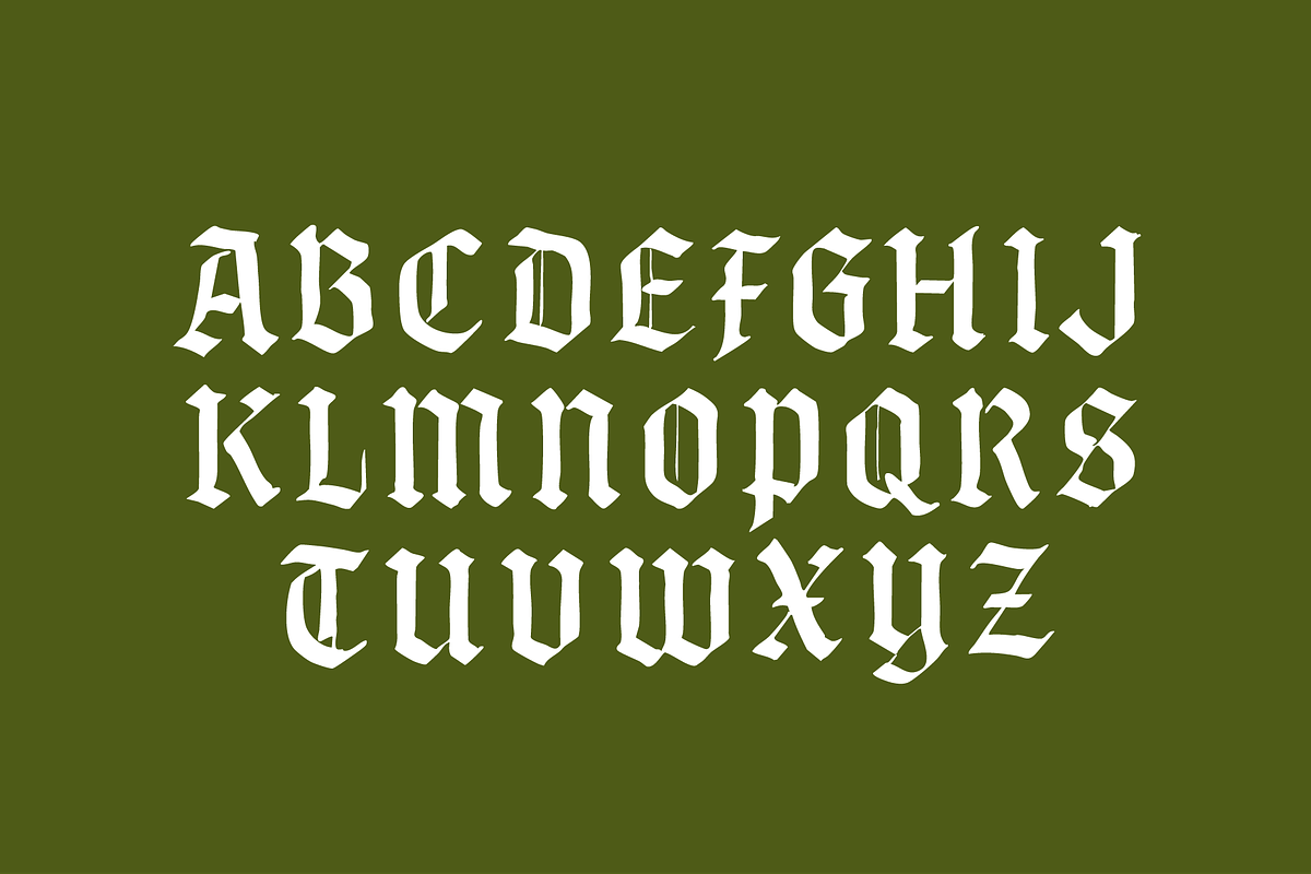 Medieval Sword Blackletter font, a Blackletter Font by Mark Skitsky (Photo 3 of 7)