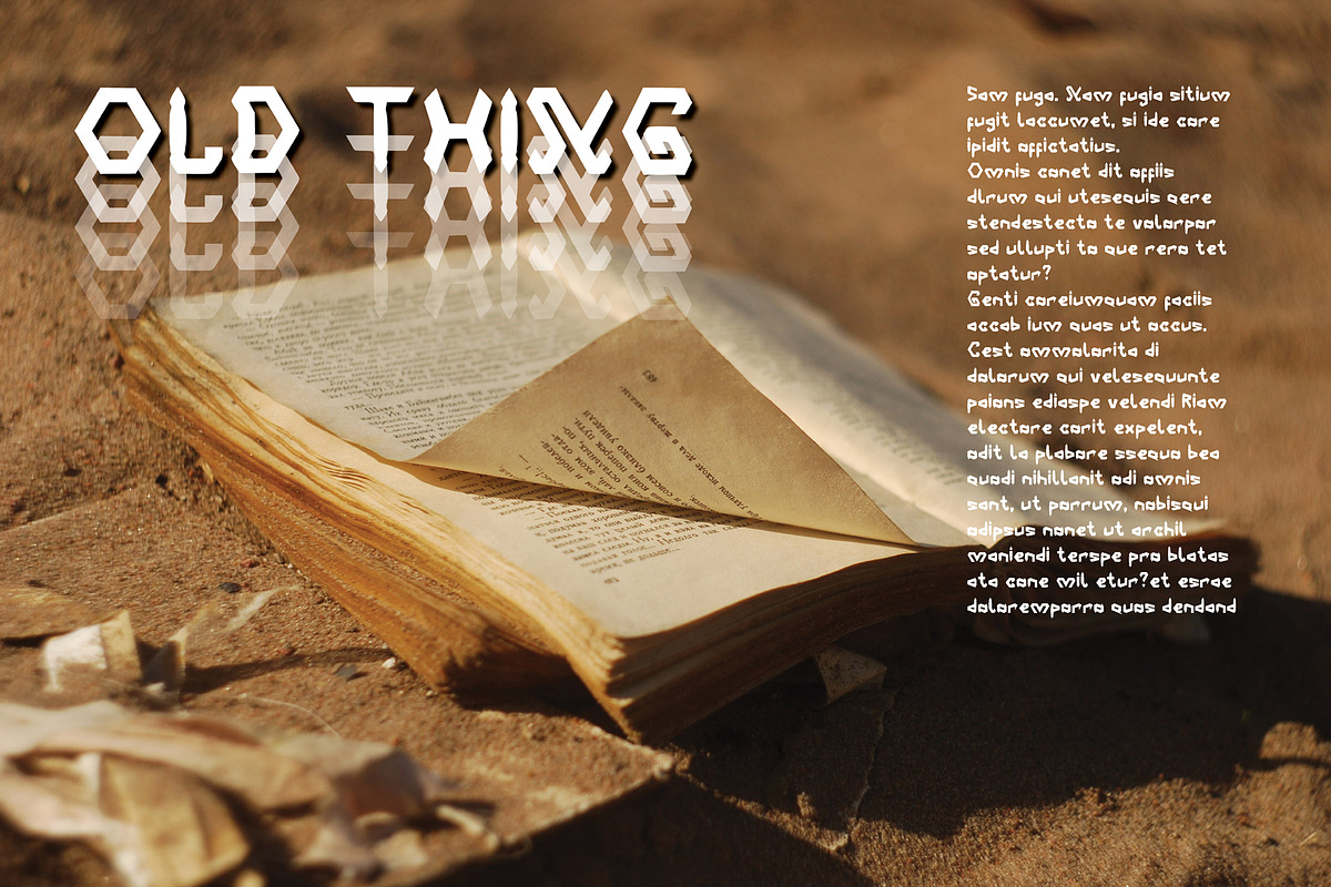 Matang Construct Font, a Blackletter Font by Rumoh Grafika (Photo 2 of 4)