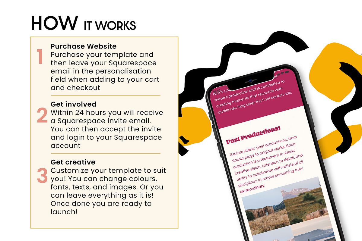 Artist Squarespace 7.1 Template, a Squarespace Template by PATCHPO (Photo 6 of 10)