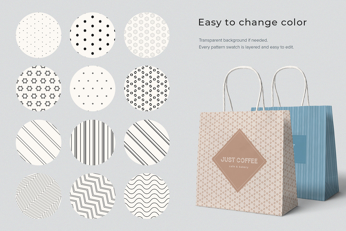 Geometric minimalism - 60 patterns, a Pattern Graphic by Best Pattern Shop (Photo 4 of 9)