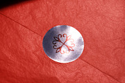 Logo Mockup Silver Sticker on Paper, a Product Mockup by Asylab (Thumbnail 4 of 5)