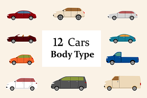 Cars Body Type Illustration