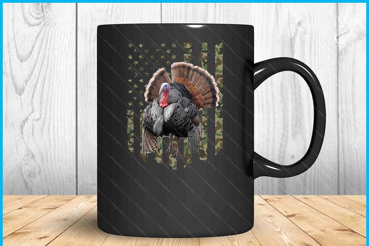 Turkey Graphic USAFlagTreeCamouflage, a Graphic by Creativeusart (Photo 3 of 4)